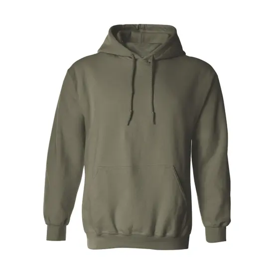 Gildan&reg; Heavy Blend Long Sleeve Fleece Hooded Sweatshirt Military green {1}