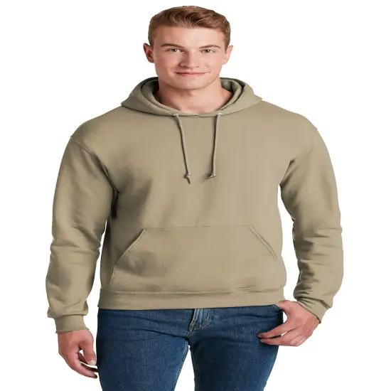 Jerzees&reg; NuBlend Pullover Hooded Sweatshirt Sleeve Hoodie For Adult Khaki {1}