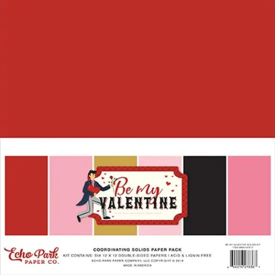 Echo Park Be My Valentine Solids Kit {1}