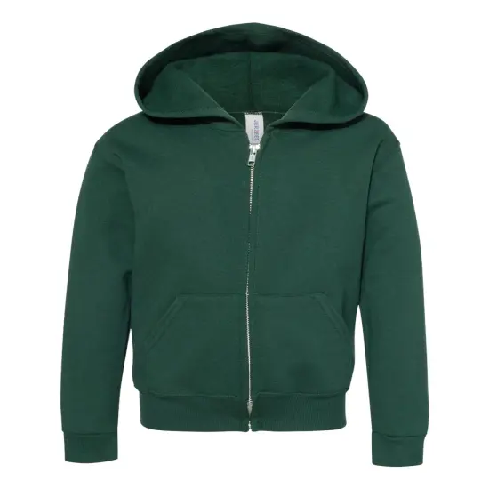 JERZEES&reg; NuBlend Youth Full-Zip Hooded Sweatshirt Forest {5}