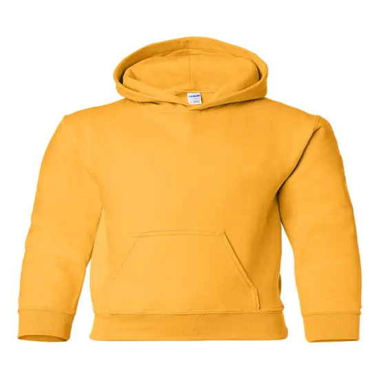 Gildan&reg; Heavy Blend Youth Hooded Sweatshirt Gold {1}