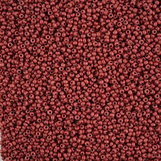 John Bead 10/0 Terra Intensive Matte Czech Glass Seed Beads, 500g Brown {1}