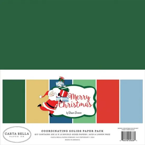 Carta Bella Merry Christmas Solids Kit {1}