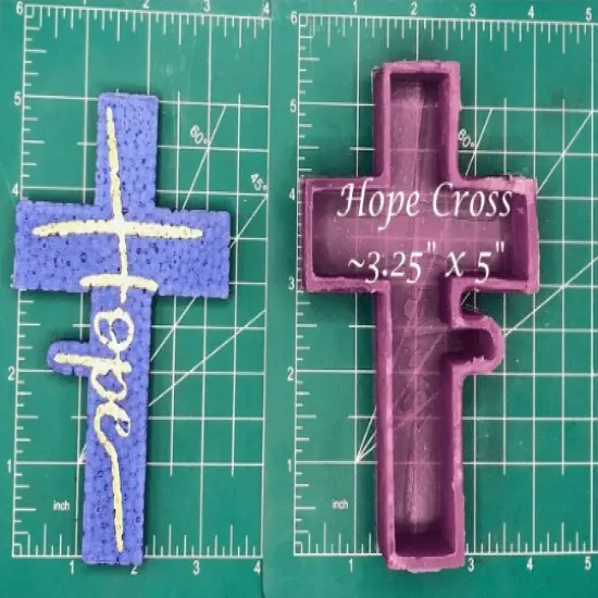 Hope Cross Silicone Freshie Mold {1}