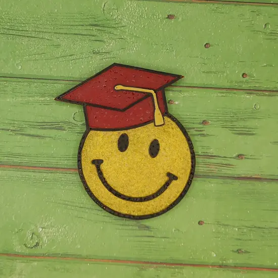 Smiley Graduate Silicone Freshie Mold {2}