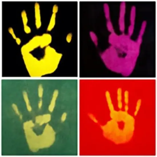 Color Changing Powder Pigment Thermochromic Temperature Heat Sensitive Black pink 77&deg;f {6}