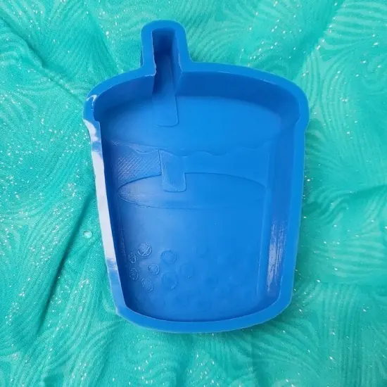 Boba Tea or Bubble Tea Silicone Freshie Mold {3}