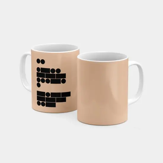 Morse Code I Love You 11 Oz Mug V {2}