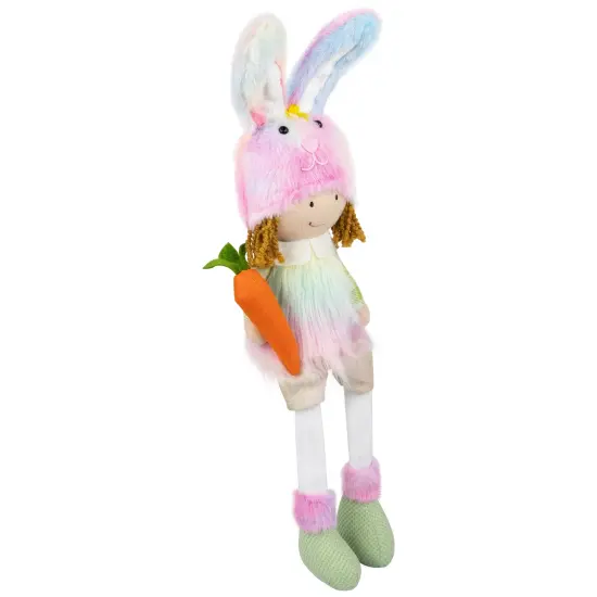 Northlight Girl Easter Figurine with Dangling Legs - 23" - Multi-Color {5}