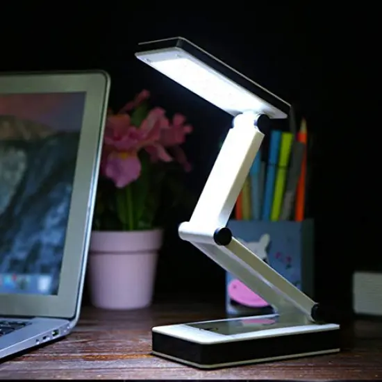 Super Bright COB LED Portable Desk Lamp Travel Lamp :Foldable, Touch Sensitive Control, 3 Adjustable Brightness Levels, Battery and USB Powered {4}