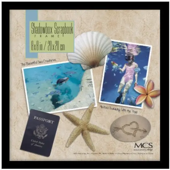 MBI Shadow Box Frame 8"X8"-Black {1}