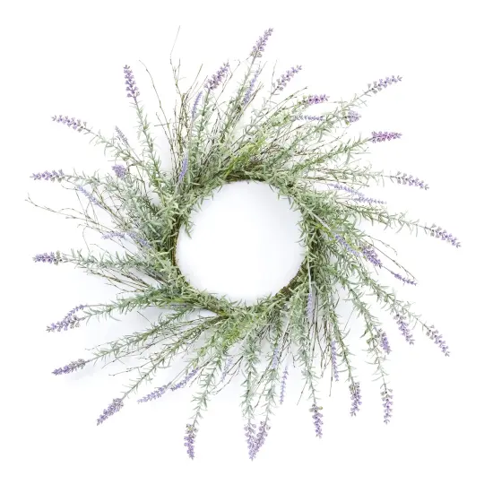 Lavender Wreath {1}