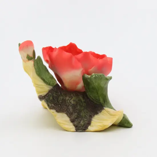 Ceramic Poppy Flower Half Inch Tapper Candle Holder, Home D&eacute;cor, Gift for Her, Gift for Mom, Nature Lover Gift {3}