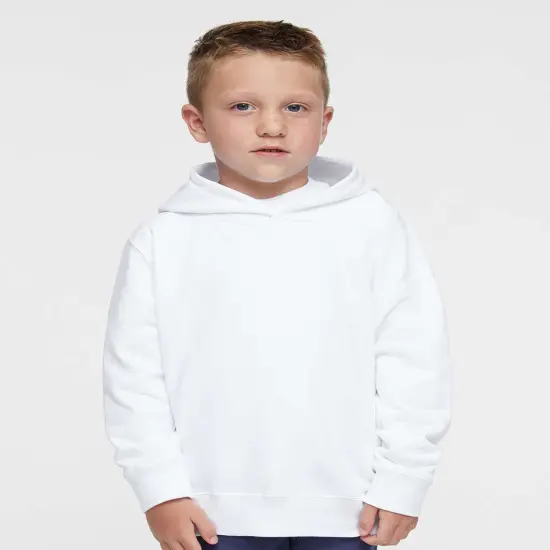 Rabbit Skins&reg; Toddler Pullover Fleece Long sleeve Hoodie - 3326 White {1}