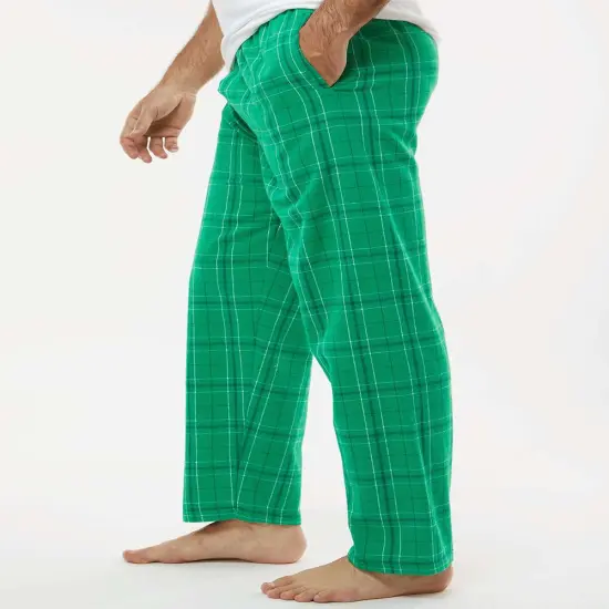 Boxercraft&reg; Harley Flannel Pants Royl/ blck buffalo {6}