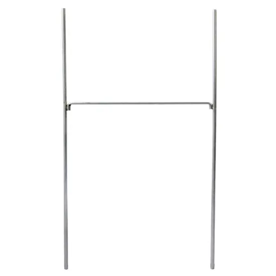 COSCO Sign and Stake Kit, OPEN HOUSE, 6" x 17", Dual Side Printing, Corrugated Plastic Sign and Metal H-Stake, 1 set {2}