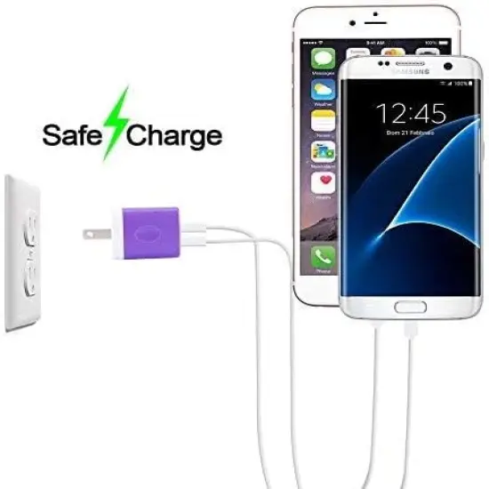 Premium PD Power Home Adapter | Max Output 2.1A & 1.0A (2 USB Port) Fast Charger | Raheev&reg; Black {5}