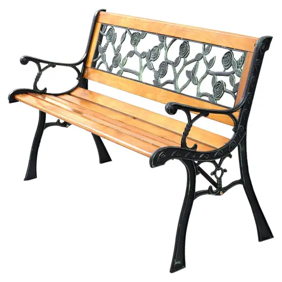 49 1/2 Inch Patio Park Garden Porch Chair Bench {4}