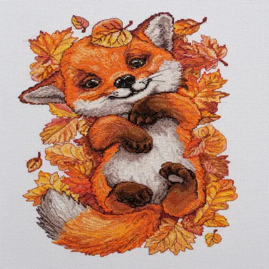 Cross-stitch kit First autumn {1}