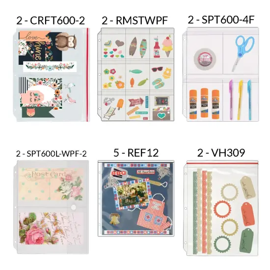 StoreSMART - Scrapbooking Storage Variety Pack - 15 Pieces {1}