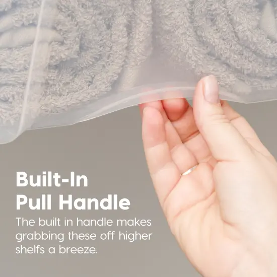 IRIS USA 12.95qt Clear View Plastic Storage Bin with Lid and Secure Latching Buckles {3}