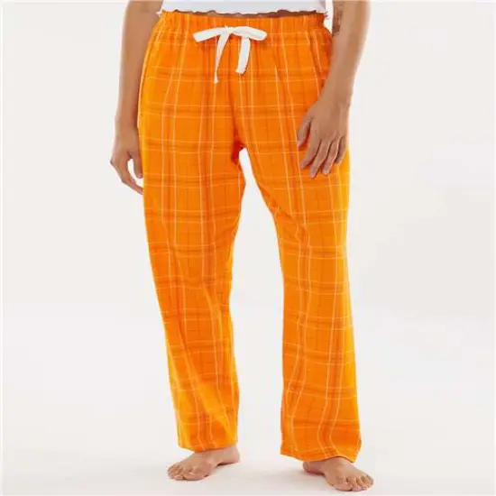 Luxurious Haley Flannel Pant | RADYAN&reg; Orange field day pla {1}