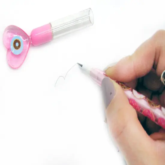 TINYMILLS 24 Pcs Donuts Multi Point Stackable Push Pencil Assortment with Eraser for Donut Party Favor Prize {4}