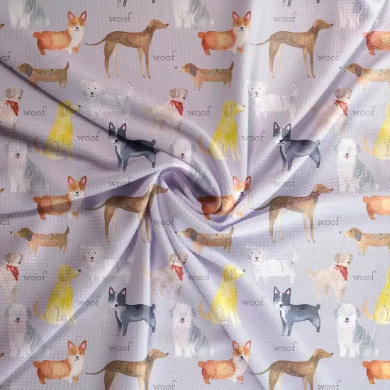 Dogs Bullet Fabric 1 yard {1}