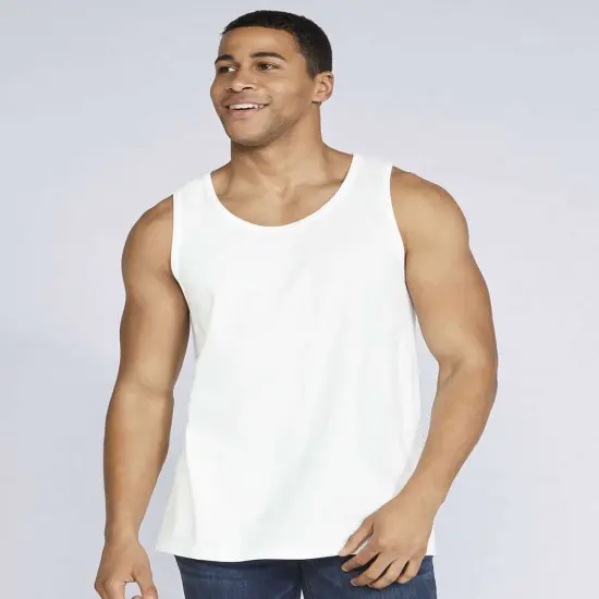 Gildan&reg; Softstyle Sleeveless Tank Top - 64200 White {1}
