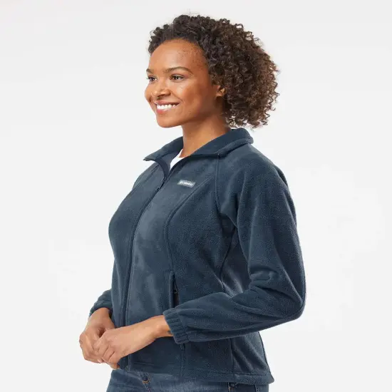Columbia&reg; Women&rsquo;s Benton Springs Fleece Full-Zip Jacket Charcoal heather {5}
