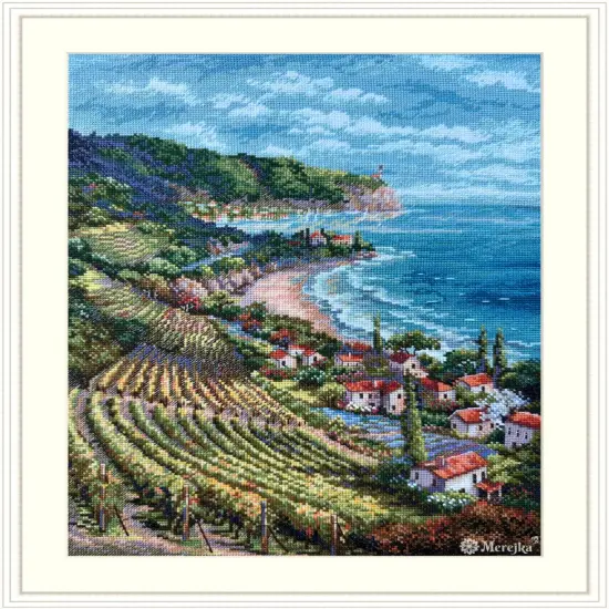 Coastline View K-226 Counted Cross-Stitch Kit {1}