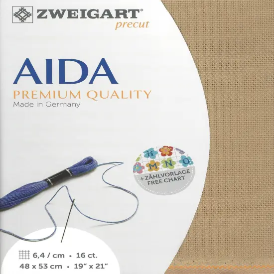 Precut Zweigart Aida 16 count Dirty {1}