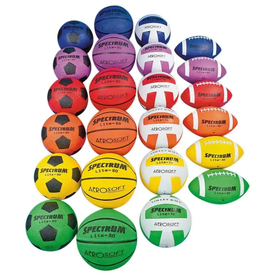 Lite Sports Ball Pack - Intermediate Size (Pack of 24) {1}