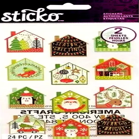 Sticko Holiday Scene Double Pack Stickers {1}