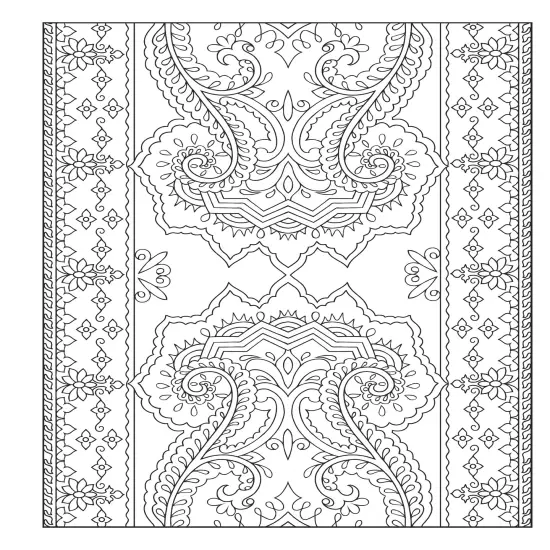 Creative Haven: Mehndi Designs Coloring Book-Softcover {4}