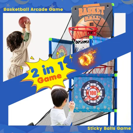 Kids Basketball Arcade Game With Electronic Scoreboard And Sound Effect {6}