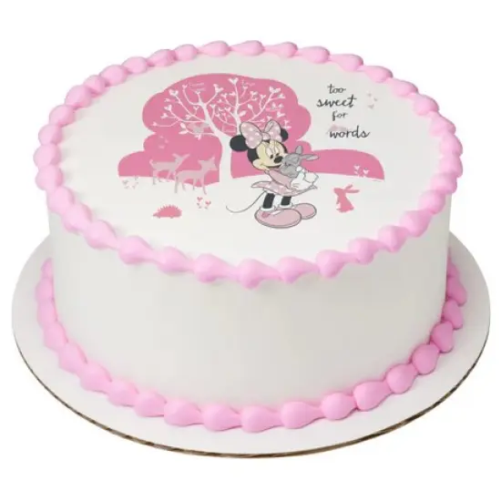 Minnie Too Sweet Edible Cake Image PhotoCake&reg; {1}