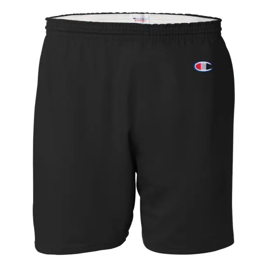 Champion&reg; Cotton Jersey 6" Shorts Black {1}