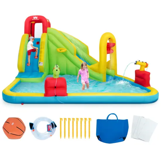 Inflatable Splash Jump Slide Water Bounce without Blower {4}