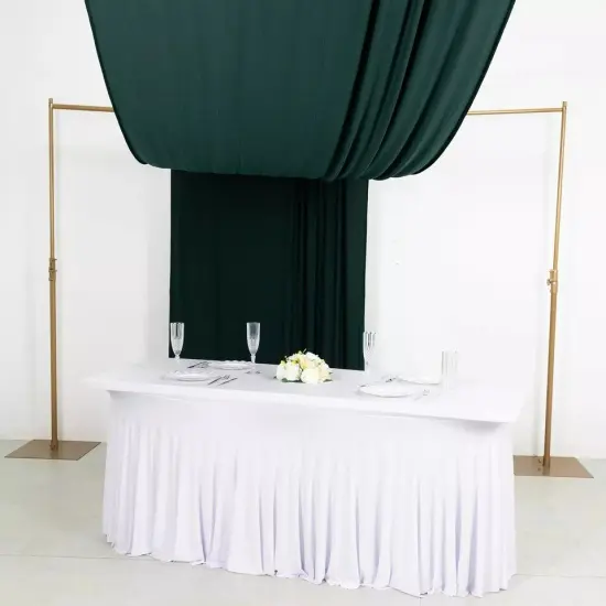 18 ft HUNTER GREEN 4-Way Stretch Spandex Divider Backdrop {4}