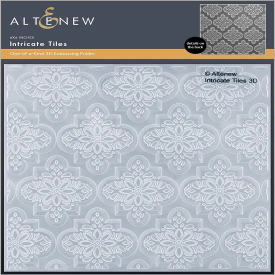 Intricate Tiles 3D Embossing Folder {1}