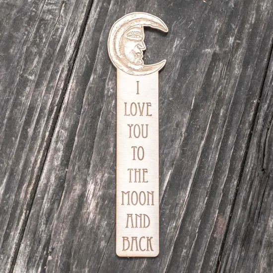 Bookmark - I Love You to the Moon and Back {3}