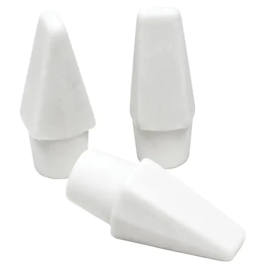 Professional Pencil Cap Erasers, White, 10 Per Pack, 12 Packs {3}