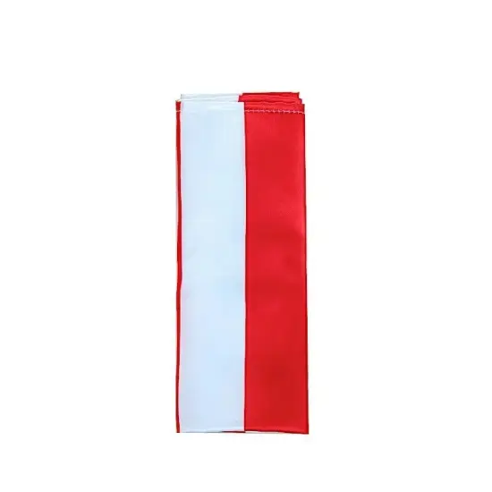 5 RED WHITE 20x20" Stripes Satin Table Napkins {1}