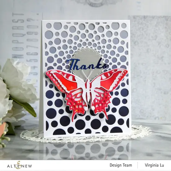 Radial Circles Cover Die {2}