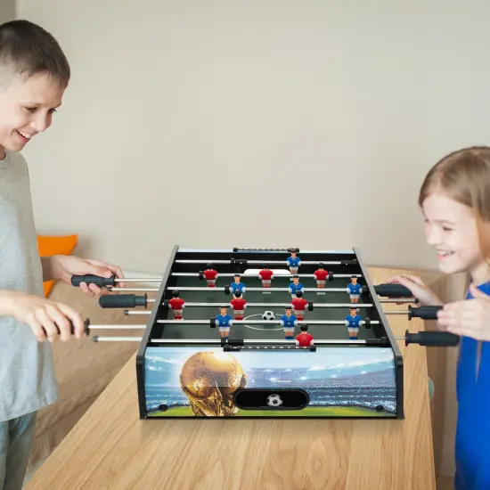 37 Inch Mini Foosball Table With Score Keeper And Removable Legs {2}