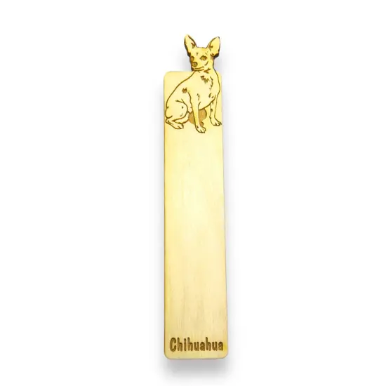 Bookmark - chihuahua Dog - Birch wood {1}
