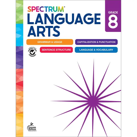 Spectrum Gr8 Language Arts Workbook {1}