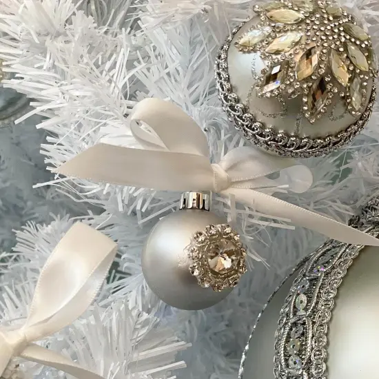 20 yards of Draya Metallic Woven Braid Trim | 20 yard cut Silver {5}