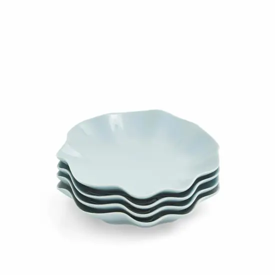 Portmeirion Sophie Conran Floret 8.5 Inch Salad Plates, Set of 4 - Robin's Egg {1}